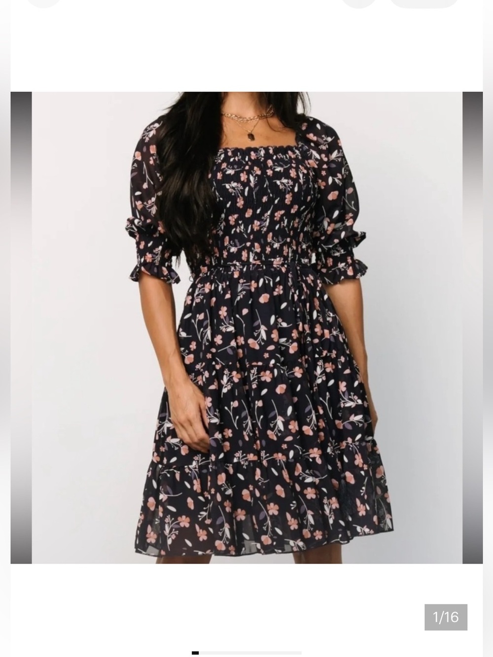 NWT Baltic Born  Smocked Midi Dress size XL